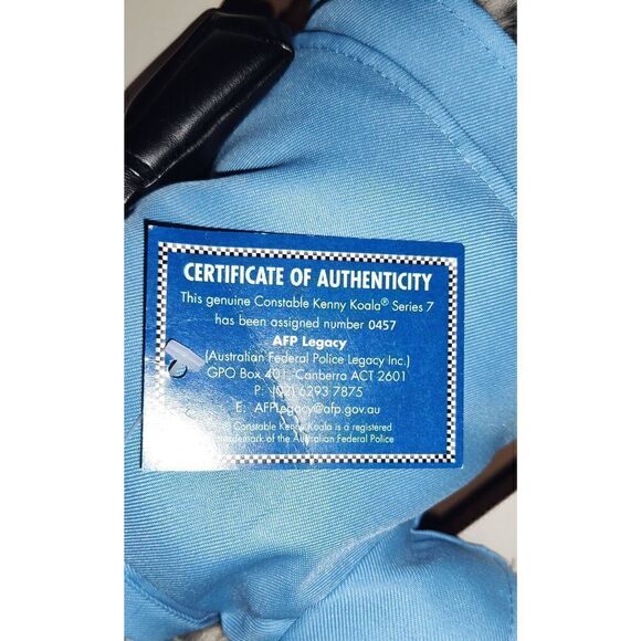 AFP AUSTRALIAN FEDERAL POLICE 100 YEAR ANNIVERSARY 2017 KOALA POLICE WOMAN 38cm - Picture 10 of 12